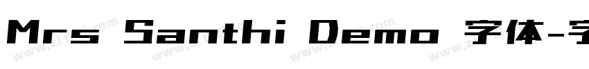 Mrs Santhi Demo 字体字体转换
